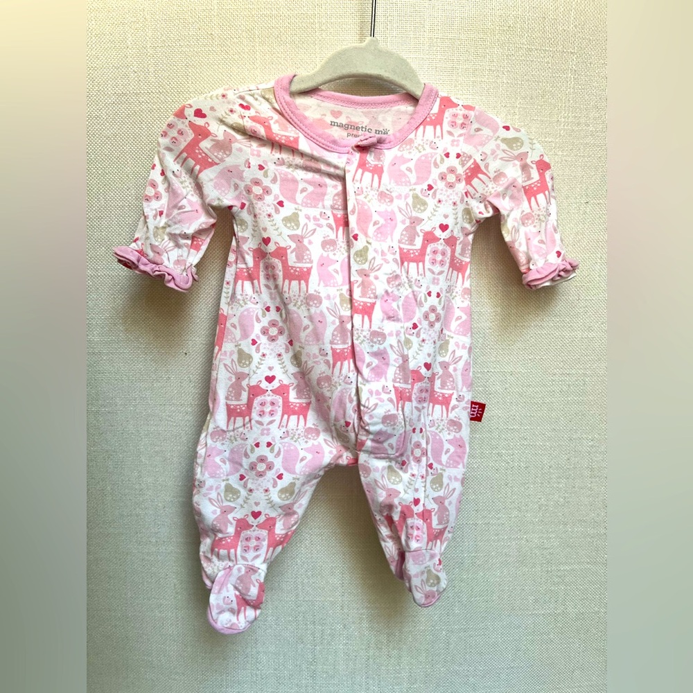 MAGNETIC ME pink coverall size Preemie